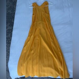 & Other Stories Vibrant Yellow Backless Dress